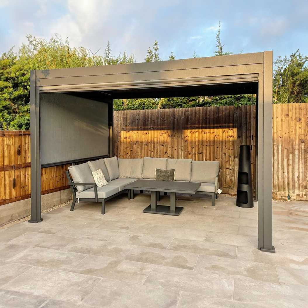 Titan Free Standing 4.0*3.0M Rectangular Manually Operated Pergola