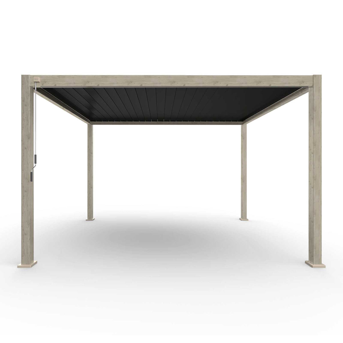 Titan Free Standing 4.0*3.0M Rectangular Manually Operated Pergola (Wood Look)