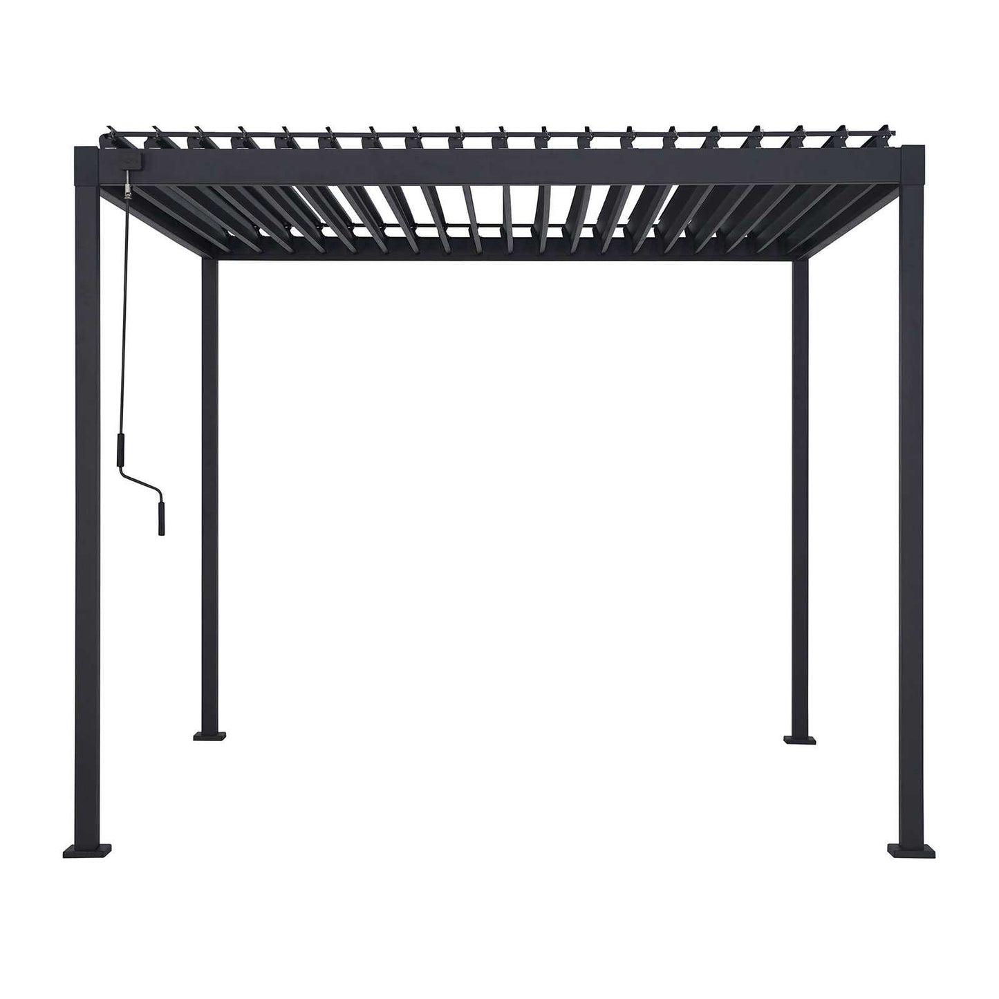 Shadow Free Standing 3.0*3.0M Square Manually Operated Pergola