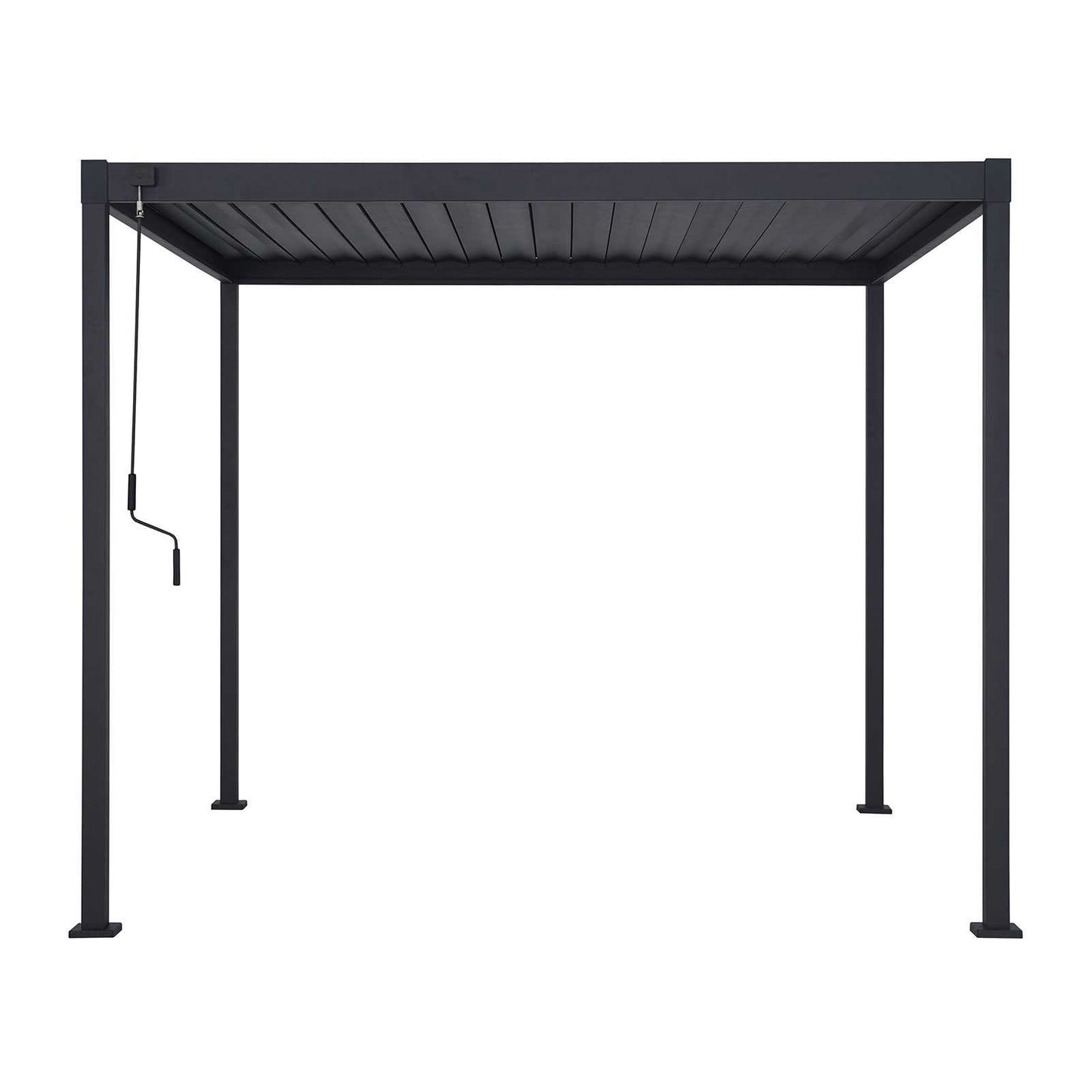Shadow Free Standing 3.0*3.0M Square Manually Operated Pergola