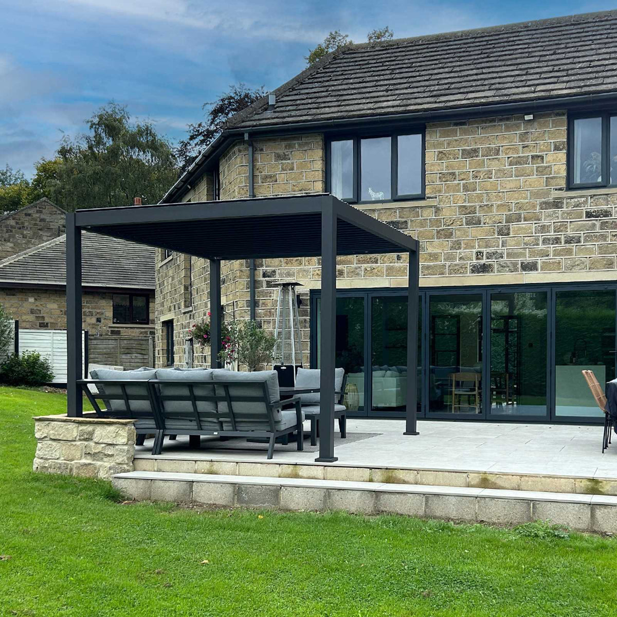NOVA Titan Aluminium Motorised LED Pergolas – Various Sizes