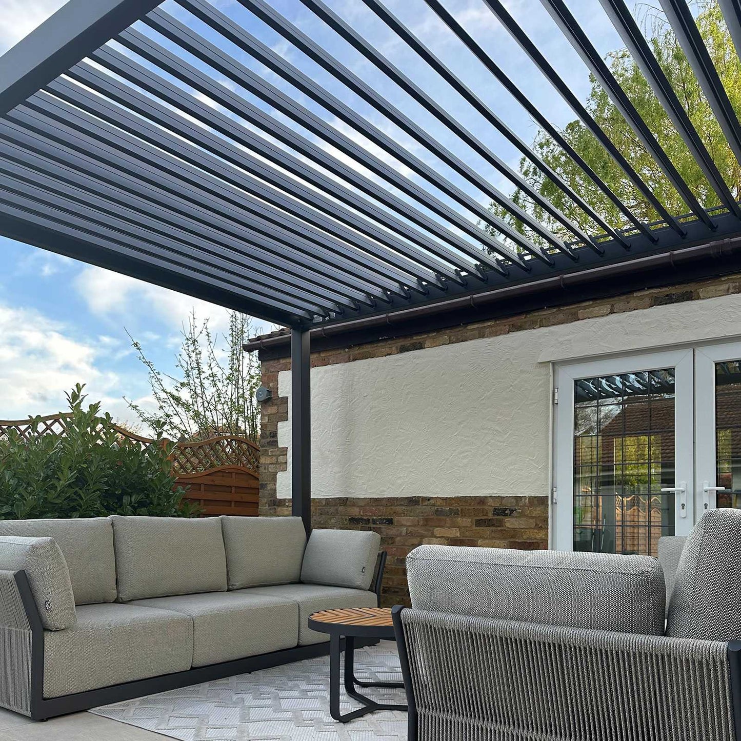 NOVA Titan Aluminium Motorised LED Pergolas – Various Sizes