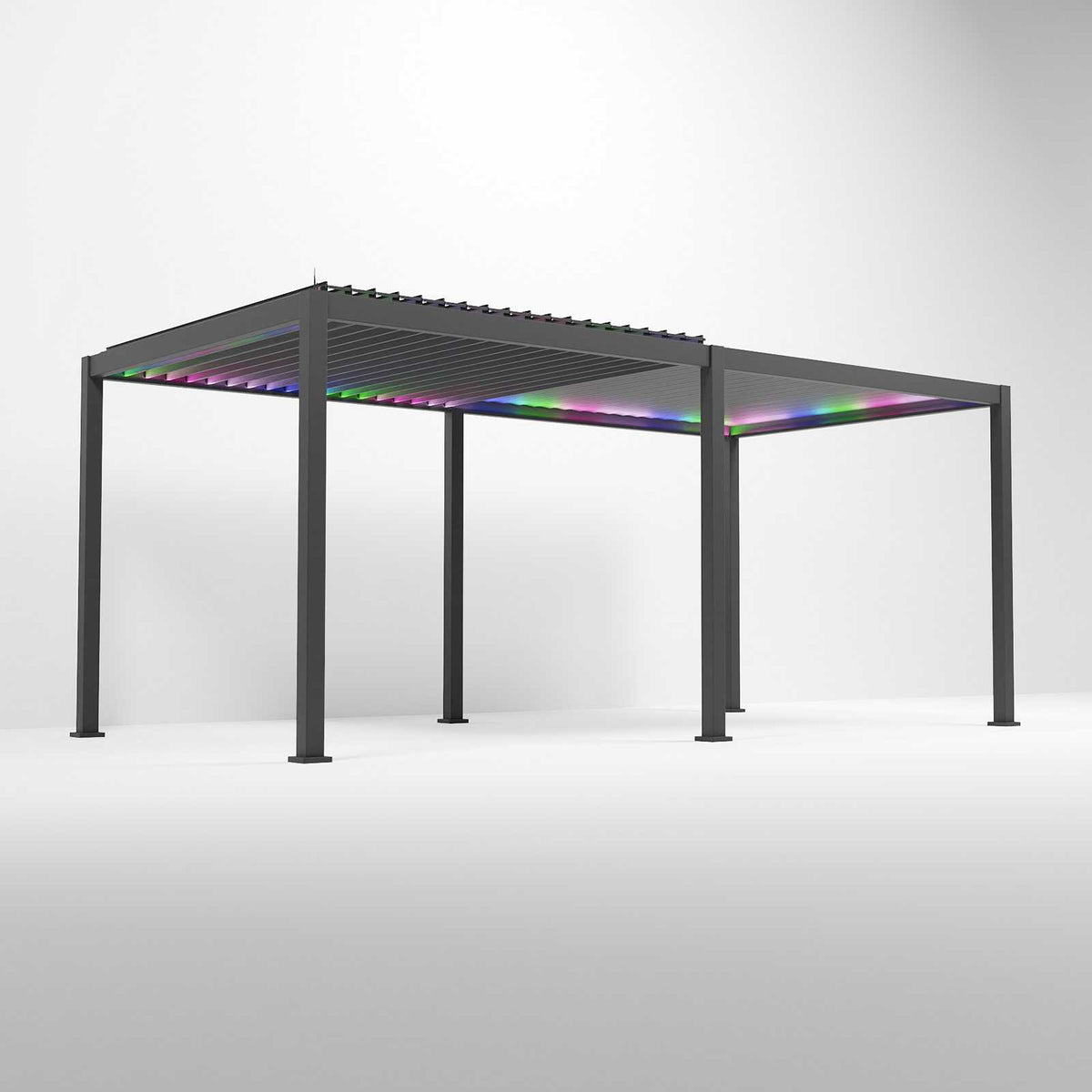 NOVA Titan Aluminium Motorised LED Pergolas – Various Sizes
