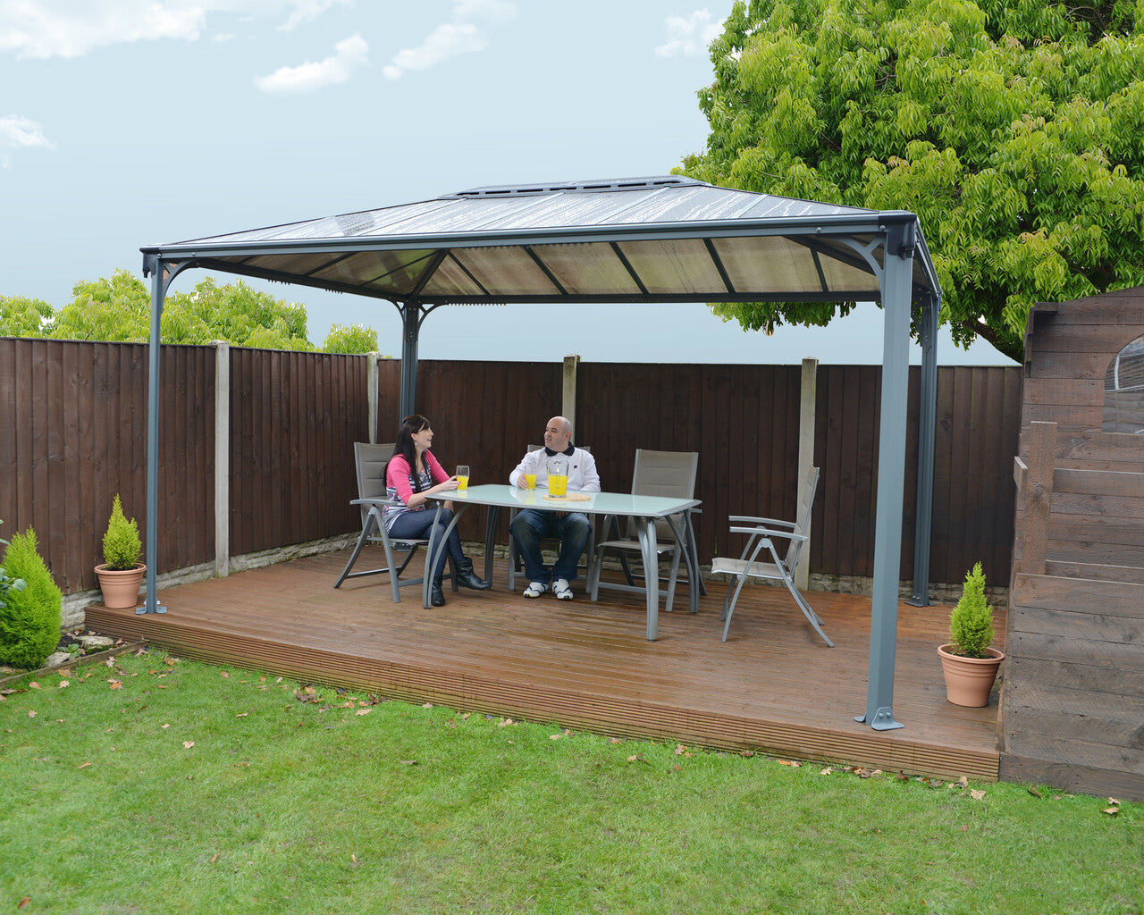 Canopia Martinique 4300 Rectangular Garden Gazebo Veranda