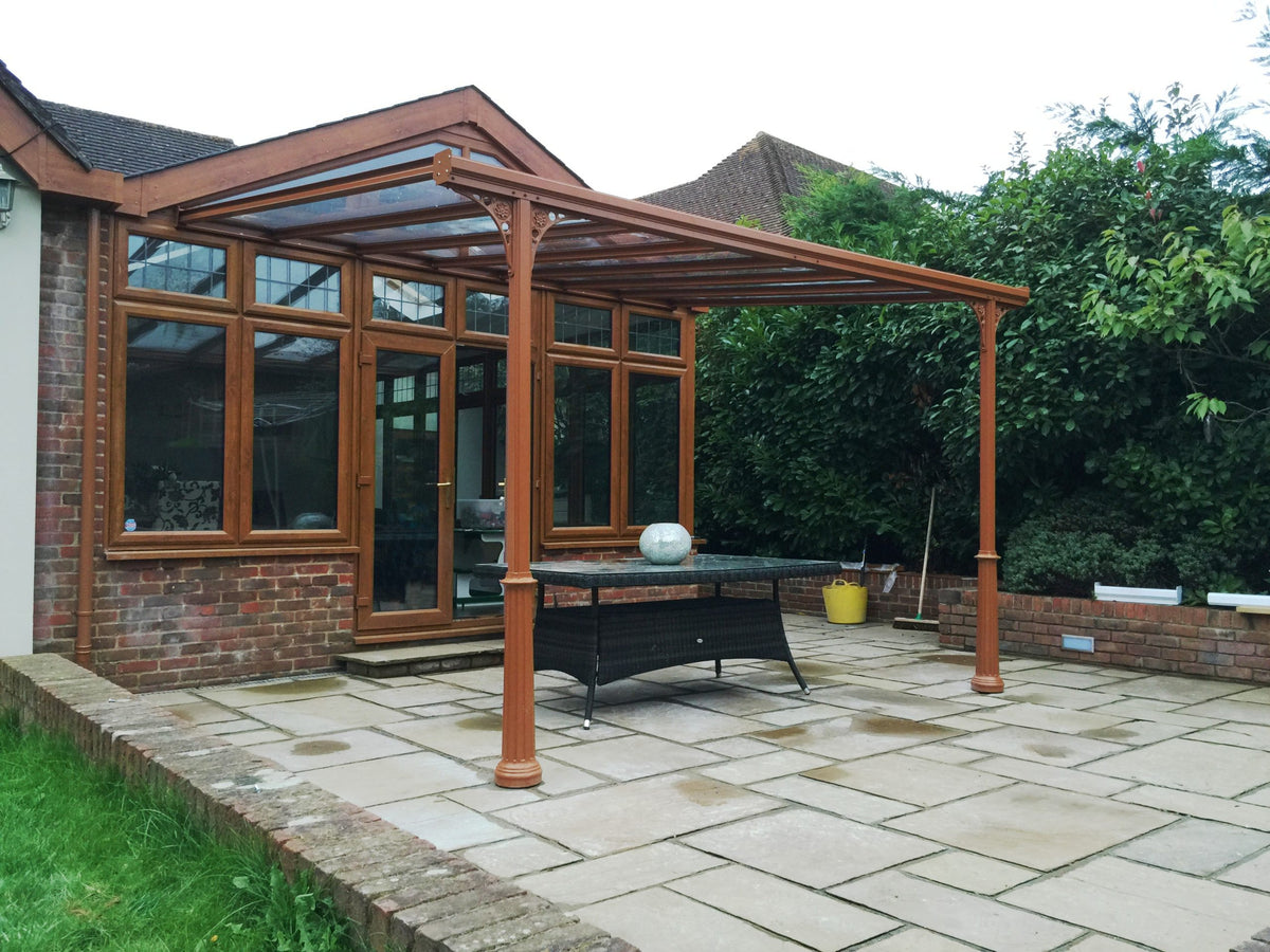 Victorian Styled Glass Roof Verandas