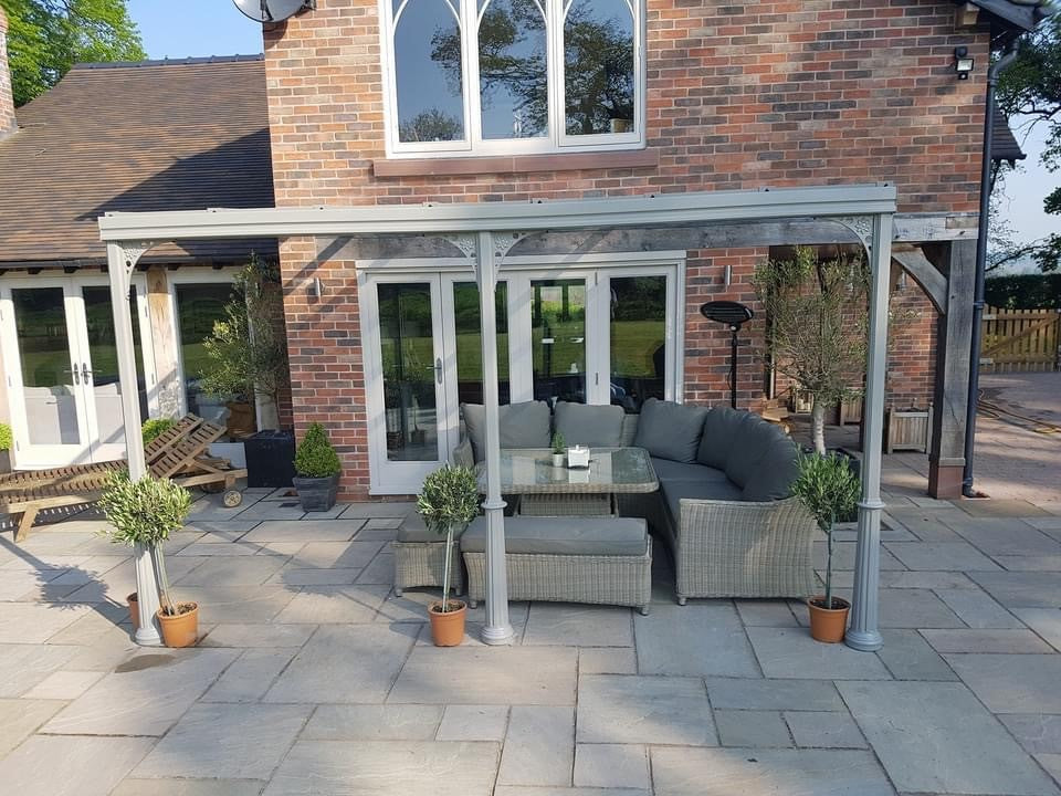 Victorian Styled Glass Roof Verandas